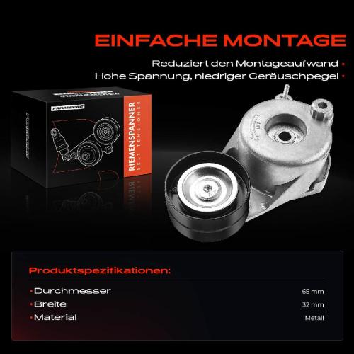 1x Spannrolle Riemenspanner für Mercedes-Benz W463 W164 X164 W251 V251 W221 3.0L Bild 1x Spannrolle Riemenspanner für Mercedes-Benz W463 W164 X164 W251 V251 W221 3.0L
