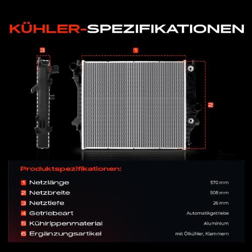 1x Kühler Wasserkühler Motorkühler für Jaguar S-Type X200 XF X250 XJ X350 X358 4.2 Bild 1x Kühler Wasserkühler Motorkühler für Jaguar S-Type X200 XF X250 XJ X350 X358 4.2