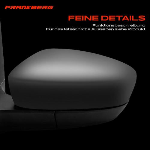 Frankberg 1x Außenspiegel Links für VW UP! Seat Mii Skoda Citigo KE1 KF1 NF1 12 BL1 BL2 BL3 Bild Frankberg 1x Außenspiegel Links für VW UP! Seat Mii Skoda Citigo KE1 KF1 NF1 12 BL1 BL2 BL3