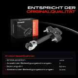 1x Türfeststeller Türfangband Türstopper Vorne für Fiat 500L 351 352 0.9L 1.3L 1.4L Bj ab 2012