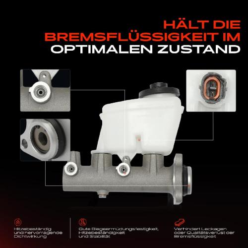 1x Hauptbremszylinder Bremszylinder für Toyota Land Cruiser 80 J8 1992-1997 4.2L 4.5L Bild 1x Hauptbremszylinder Bremszylinder für Toyota Land Cruiser 80 J8 1992-1997 4.2L 4.5L