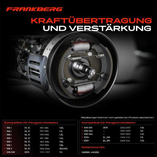 2x Radbremszylinder Hinten für Peugeot 106 I 1A 1C 206 1998-2013 Bild 2x Radbremszylinder Hinten für Peugeot 106 I 1A 1C 206 1998-2013