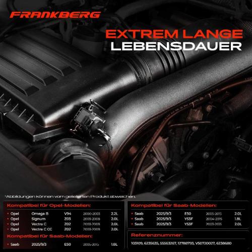 Frankberg 1x Saugrohrdruck Sensor für Opel Omega B Vectra C Saab 9-3 Kombi Cabriolet 2000-2015 Bild Frankberg 1x Saugrohrdruck Sensor für Opel Omega B Vectra C Saab 9-3 Kombi Cabriolet 2000-2015