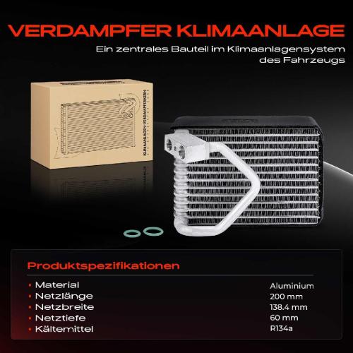 Frankberg 1x Verdampfer Klimaanlage für Mercedes-Benz S-Klasse W220 Bild Frankberg 1x Verdampfer Klimaanlage für Mercedes-Benz S-Klasse W220