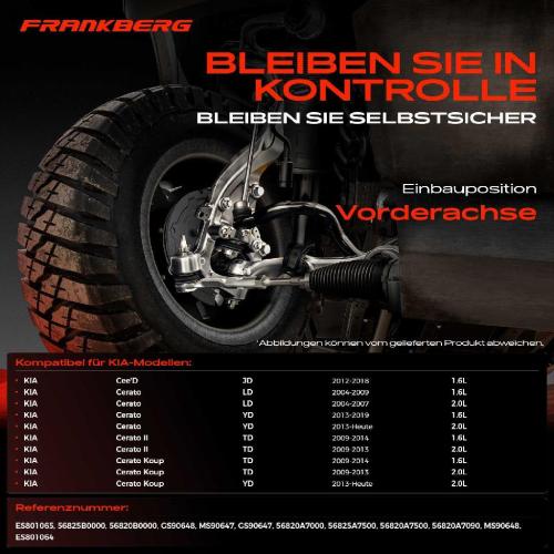 2x Spurstangenkopf Vorderachse für KIA Cee'D Cerato II Stufenheck Koup Schrägheck 1.6L 2.0L Bj ab 2004 Bild 2x Spurstangenkopf Vorderachse für KIA Cee'D Cerato II Stufenheck Koup Schrägheck 1.6L 2.0L Bj ab 2004