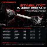 2x Antriebswelle Vorderachse für Mercedes-Benz Vito W638 V-Klasse 638/2 1996-2003