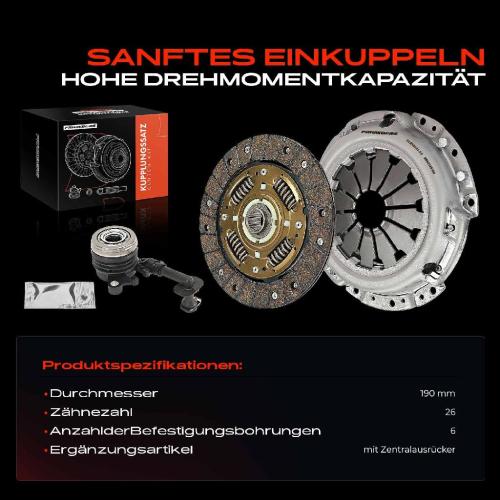 Frankberg 1x Kupplungssatz f r Nissan Micra IV K13K K13KK K13KK Note E12 1.2L 2008-2013 Bild Frankberg 1x Kupplungssatz f r Nissan Micra IV K13K K13KK K13KK Note E12 1.2L 2008-2013