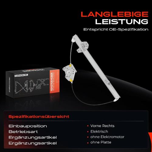 1x Fensterheber Vorne Rechts für Opel Movano Combi Renault Master II Bild 1x Fensterheber Vorne Rechts für Opel Movano Combi Renault Master II