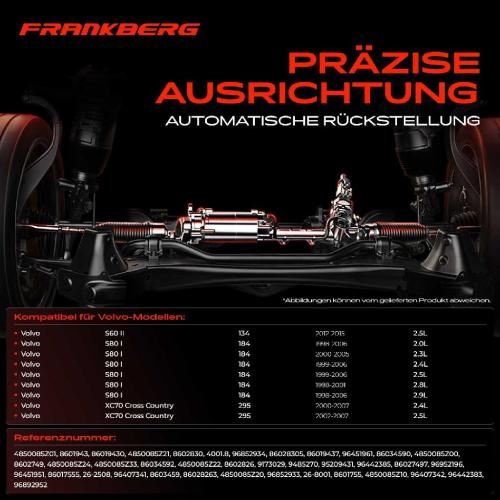 Frankberg 1x Lenkgetriebe Servolenkgetriebe für Volvo S80 I 184 TS XY XC70 Cross Country 295 2.4L Bild Frankberg 1x Lenkgetriebe Servolenkgetriebe für Volvo S80 I 184 TS XY XC70 Cross Country 295 2.4L