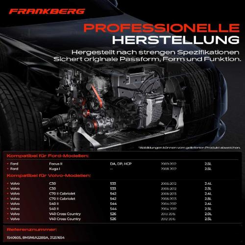 1x Spannrolle Riemenspanner für Ford Focus II Kuga I Volvo C30 C70 II S40 V40 V50 Bild 1x Spannrolle Riemenspanner für Ford Focus II Kuga I Volvo C30 C70 II S40 V40 V50