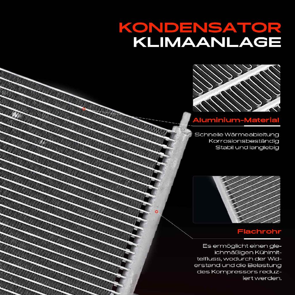 1x Kondensator Klimaanlage für Land Rover Range Rover IV L405 3.0L