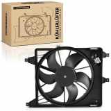 Frankberg 1x Motorkühller Einfachlüfter mit Kühlerlüfterrahmen Dacia Renault Logan LS Solenza 1.4L 1.6L