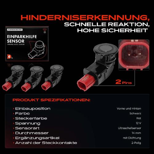 4x Parksensor PDC Sensor Vorne und Hinten für Honda CR-V 3 RE 2006-2012 Bild 4x Parksensor PDC Sensor Vorne und Hinten für Honda CR-V 3 RE 2006-2012