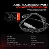 1x ABS Sensor Vorderachse beidseitig für Land Rover Range Sport 2.7L 3.0L 3.6L 4.2L 4.4L 5.0L 2005-2013