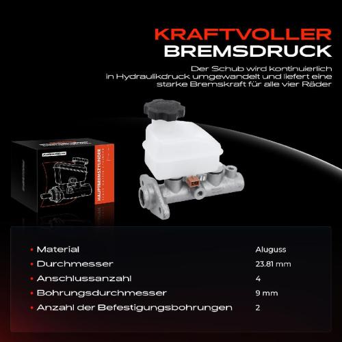 1x Hauptbremszylinder Bremszylinder für Hyundai Coupe GK 1.6L 2.0L 2.7L Bild 1x Hauptbremszylinder Bremszylinder für Hyundai Coupe GK 1.6L 2.0L 2.7L