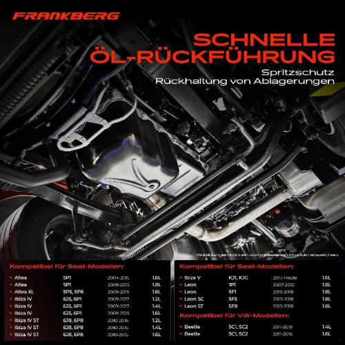 Frankberg 1x Ölwanne Getriebeölwanne für VW Golf V Jetta 3 Passat Polo Touran Seat Bild Frankberg 1x Ölwanne Getriebeölwanne für VW Golf V Jetta 3 Passat Polo Touran Seat