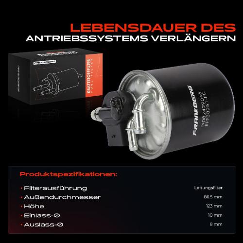 1x Kraftstofffilter für Mercedes-Benz W204 W212 W176 W242 C117 B906 Bild 1x Kraftstofffilter für Mercedes-Benz W204 W212 W176 W242 C117 B906