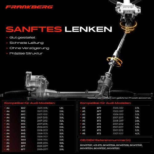 1x Gelenk Lenkwelle Lenksäule für Audi A4 B8 8K2 Avant 8K5 A5 8F7 8T3 Sportback Bild 1x Gelenk Lenkwelle Lenksäule für Audi A4 B8 8K2 Avant 8K5 A5 8F7 8T3 Sportback