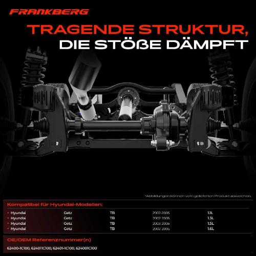 1x Achskörper Achsträger Motorträger Vorderachse für Hyundai Getz TB 2002-2005 Bild 1x Achskörper Achsträger Motorträger Vorderachse für Hyundai Getz TB 2002-2005