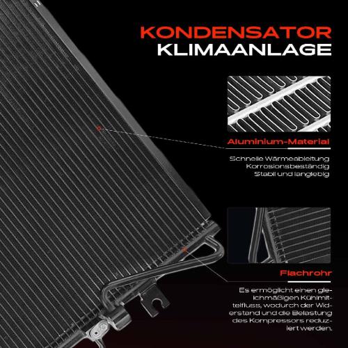 Frankberg 1x Kondensator Klimaanlage für KIA Carnival I UP II GQ 2.5L 2.9L Bild Frankberg 1x Kondensator Klimaanlage für KIA Carnival I UP II GQ 2.5L 2.9L