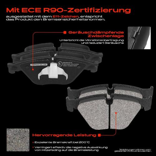 4x Bremsbeläge Vorderachse für BMW 5er Touring F10 F11 2.0L 3.0L 2010-2017 2010-2017 Bild 4x Bremsbeläge Vorderachse für BMW 5er Touring F10 F11 2.0L 3.0L 2010-2017 2010-2017