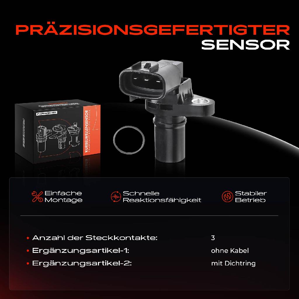 1x Kurbelwellensensor Impulsgeber für Suzuki Ignis I Ignis II Jimny Liana Wagon