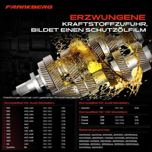 1x Ölpumpe für VW Passat Stufenheck 32B Transporter IV Audi 90 100 200 Bild 1x Ölpumpe für VW Passat Stufenheck 32B Transporter IV Audi 90 100 200