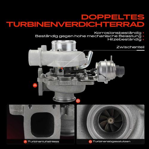 Frankberg 1x Abgasturbolader für Iveco Daily Citys Bus Daily IV Pritsche/Fahrgestell Daily V Bus Daily V Kasten Bild Frankberg 1x Abgasturbolader für Iveco Daily Citys Bus Daily IV Pritsche/Fahrgestell Daily V Bus Daily V Kasten