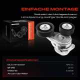 1x Spannrolle Riemenspanner für Ford C-Max DM2 Focus C-Max Focus II DA 1.8L