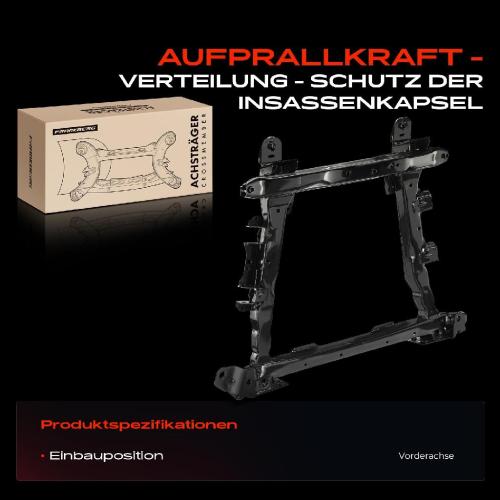 1x Achskörper Achsträger Motorträger Vorderachse für Renault Twingo II CN0 Wind E4M Bild 1x Achskörper Achsträger Motorträger Vorderachse für Renault Twingo II CN0 Wind E4M