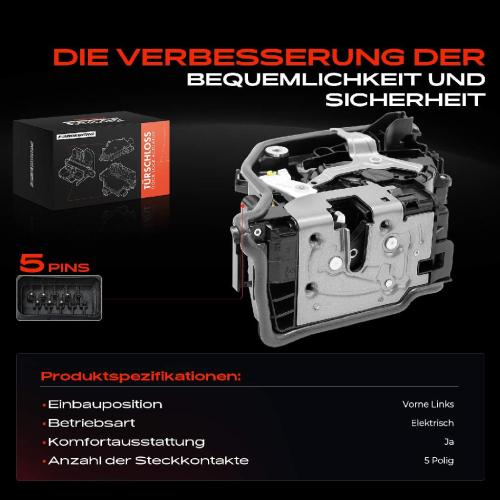 1x Türschloss Vorne Links für BMW G11 G12 F91 F92 G15 F93 G16 F48 F39 G01 G08 MINI F55 F56 F57 F54 F60 Bild 1x Türschloss Vorne Links für BMW G11 G12 F91 F92 G15 F93 G16 F48 F39 G01 G08 MINI F55 F56 F57 F54 F60