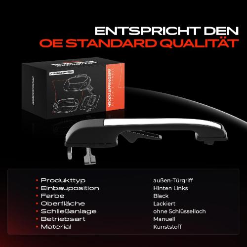 1x Türgriff Hinten Links außen für Audi 80 90 1.3L 1.6L 1.8L 1.9L 2.0L 2.1L 2.2L 1978-1987 Bild 1x Türgriff Hinten Links außen für Audi 80 90 1.3L 1.6L 1.8L 1.9L 2.0L 2.1L 2.2L 1978-1987