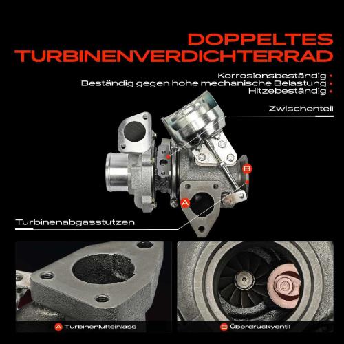 Frankberg 1x Abgasturbolader für Opel Insignia A G09 Insignia A Sports Tourer Insignia A Stufenheck Zafira Tourer C P12 Bild Frankberg 1x Abgasturbolader für Opel Insignia A G09 Insignia A Sports Tourer Insignia A Stufenheck Zafira Tourer C P12