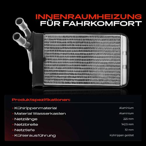 1x Wärmetauscher Innenraumheizung für VW Passat 3BG 3B Audi 80 B3 B4 90 A4 B5 8D B6 Bild 1x Wärmetauscher Innenraumheizung für VW Passat 3BG 3B Audi 80 B3 B4 90 A4 B5 8D B6