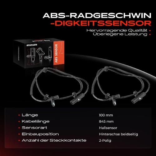 Frankberg 2x ABS Sensor Hinterachse beidseitig f r Nissan Juke Renault Captur II Clio V 1.0L 1.6L 1.3L 1.5L Bj ab 2019 Bild Frankberg 2x ABS Sensor Hinterachse beidseitig f r Nissan Juke Renault Captur II Clio V 1.0L 1.6L 1.3L 1.5L Bj ab 2019
