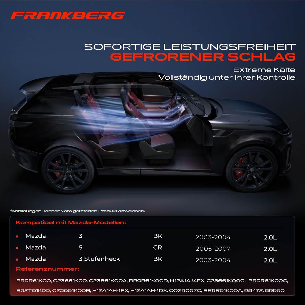 1x Klimakompressor für Mazda 3 Stufenheck BK 5 CR 2.0L 2003-2007