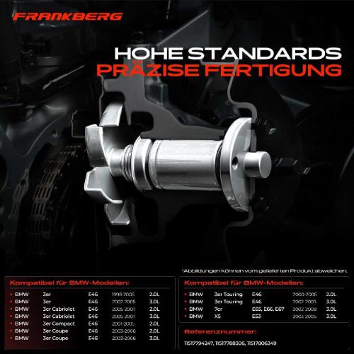 1x Wasserpumpe Kühlwasserpumpe für BMW 3er E46 318d 320d 7er E65 E66 E67 730d X5 E53 2.0L 3.0L Bild 1x Wasserpumpe Kühlwasserpumpe für BMW 3er E46 318d 320d 7er E65 E66 E67 730d X5 E53 2.0L 3.0L