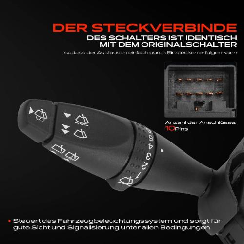1x Kombischalter Lenkstockschalter für Ford Focus Turnier DAW DBW DNW 1.6L Bild 1x Kombischalter Lenkstockschalter für Ford Focus Turnier DAW DBW DNW 1.6L