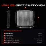 1x Kühler Wasserkühler Motorkühler für Jeep Wrangler I II 2.5L 4.0L 1991-2007