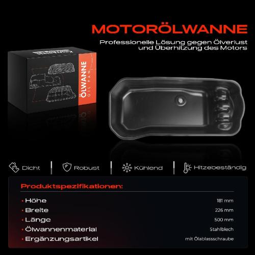 Frankberg 1x Ölwanne Motorölwanne für Citroën Jumper Fiat Ducato 250 Peugeot Boxer 2006-2018 3.0L Bild Frankberg 1x Ölwanne Motorölwanne für Citroën Jumper Fiat Ducato 250 Peugeot Boxer 2006-2018 3.0L