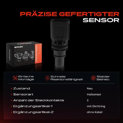 1x Nockenwellenposition Sensor für VW Golf V Passat EOS Audi A4 8E B7 Seat Exeo 2.0L Bild 1x Nockenwellenposition Sensor für VW Golf V Passat EOS Audi A4 8E B7 Seat Exeo 2.0L