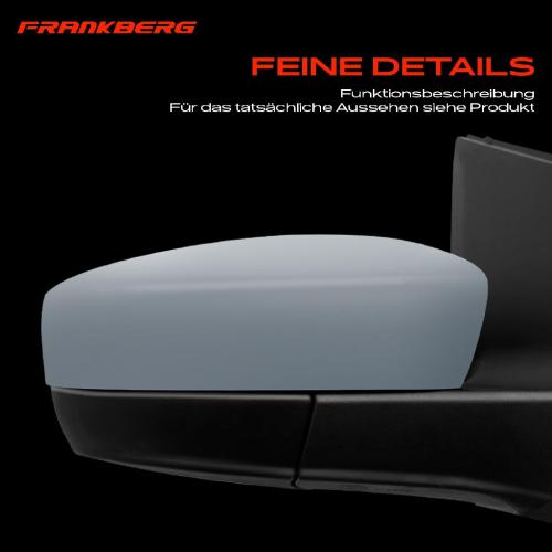 Frankberg 1x Außenspiegel Rechts für VW UP! Seat Mii Skoda Citigo KE1 KF1 NF1 12 BL1 BL2 BL3 Bild Frankberg 1x Außenspiegel Rechts für VW UP! Seat Mii Skoda Citigo KE1 KF1 NF1 12 BL1 BL2 BL3