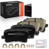 Frankberg 4x Bremsbeläge Hinterachse für VW Golf Plus Van V Caddy MPV Kasten/MPV CC EOS 1.2L-2.0L 2000-2022