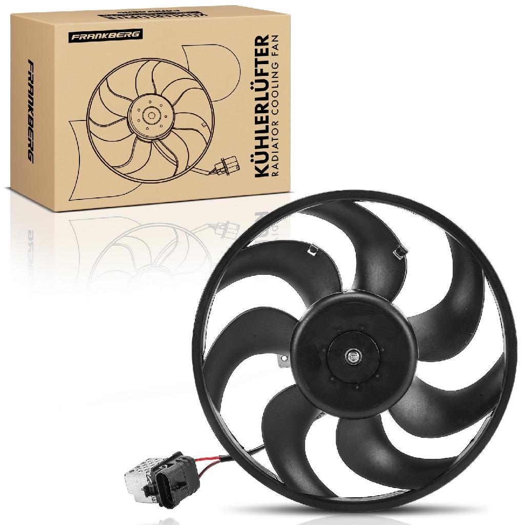 Frankberg 1x Motorkühller Einfachlüfter ohne Kühlerlüfterrahmen Opel Astra G CC Zafira A F75 1.7L 2.0L 2.2L