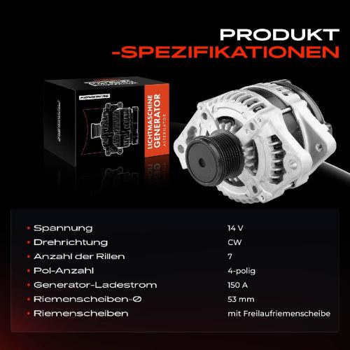 1x Lichtmaschine Generator für Lexus GS GRS19 URS19 UZS19 350 AWD 2005-2011 Bild 1x Lichtmaschine Generator für Lexus GS GRS19 URS19 UZS19 350 AWD 2005-2011