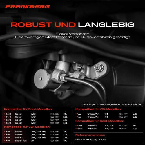 1x Hauptbremszylinder Bremszylinder für VW Transporter IV Pritsche/Fahrgestell Kasten Bild 1x Hauptbremszylinder Bremszylinder für VW Transporter IV Pritsche/Fahrgestell Kasten