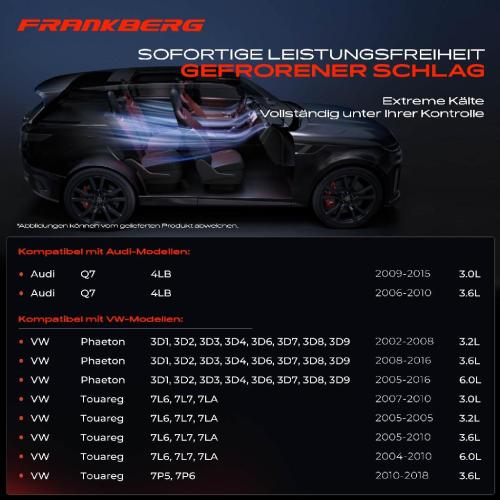 Frankberg 1x Klimakompressor für Audi Q7 4LB VW Phaeton Touareg 7L 7P 3.0L-6.0L 2002-2018 Bild Frankberg 1x Klimakompressor für Audi Q7 4LB VW Phaeton Touareg 7L 7P 3.0L-6.0L 2002-2018