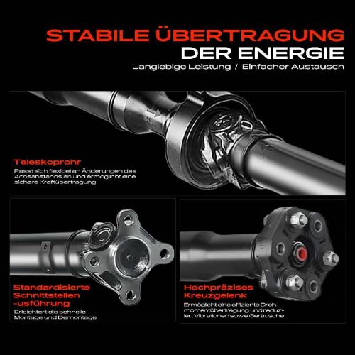 Frankberg 1x Kardanwelle Gelenkwelle Hinterachse für BMW 3er E90 3er Coupe E92 3er Touring E91 X1 E84 Bild Frankberg 1x Kardanwelle Gelenkwelle Hinterachse für BMW 3er E90 3er Coupe E92 3er Touring E91 X1 E84