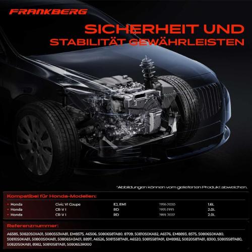 1x Getriebelagerlager Motorlager Links für Honda CR-V I RD EJ EM1 2.0L 1.6L Bild 1x Getriebelagerlager Motorlager Links für Honda CR-V I RD EJ EM1 2.0L 1.6L
