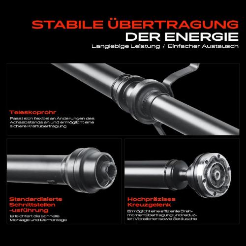 Frankberg 1x Kardanwelle Gelenkwelle Hinterachse für Audi A4 8K2 A4 Allroad 8KH A4 Avant 8K5 2.0L 3.0L 4.2L 2008-2016 Bild Frankberg 1x Kardanwelle Gelenkwelle Hinterachse für Audi A4 8K2 A4 Allroad 8KH A4 Avant 8K5 2.0L 3.0L 4.2L 2008-2016